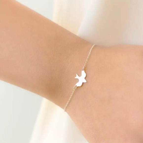Jewelry - Gold Filled Dainty Bird Bracelet